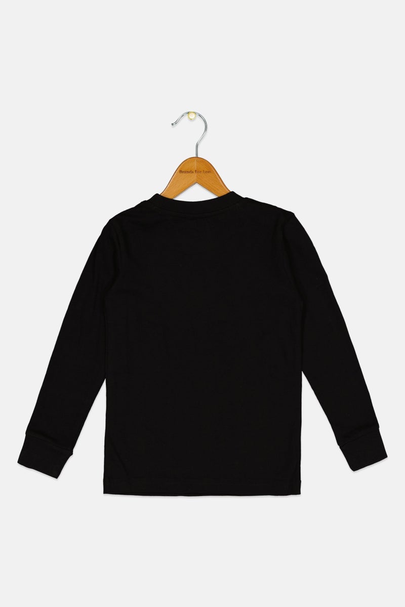 Hamleys Kids Girls Graphic Print Long Sleeves T-Shirt, Black - Image 3